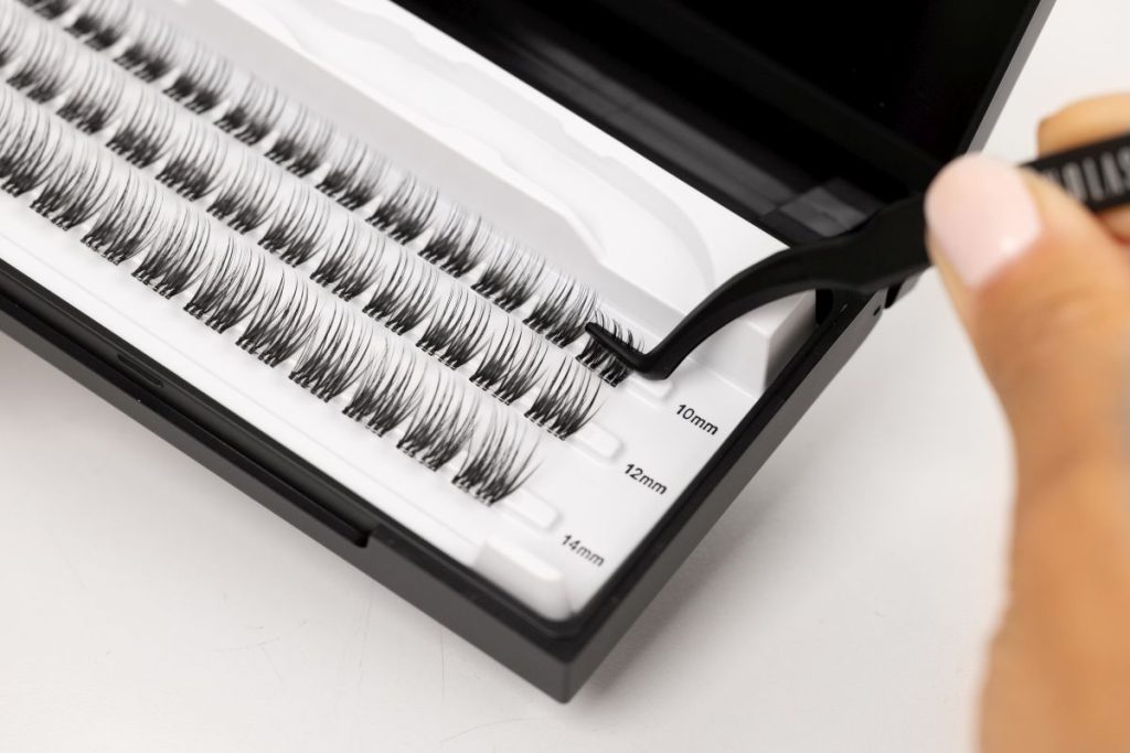 nanolash wimpertrosjes met transparante lijm