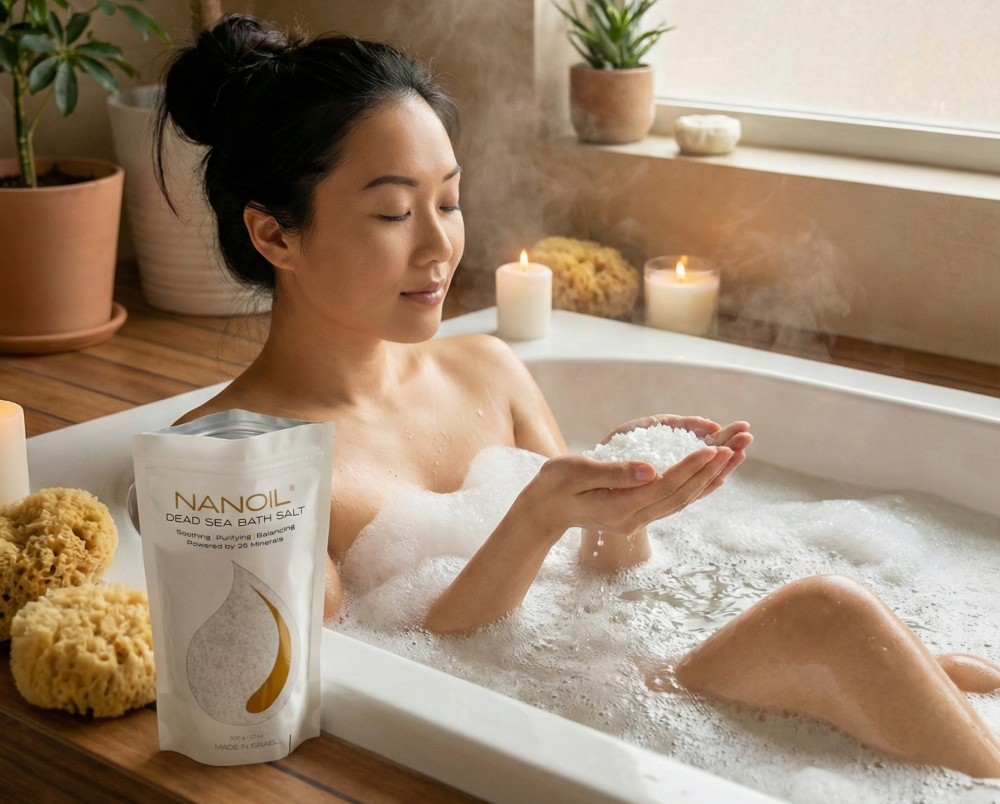 nanoil voetenbad dode zeezout